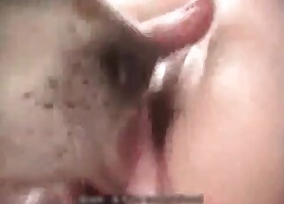 Borderline fisting in a bestiality vid